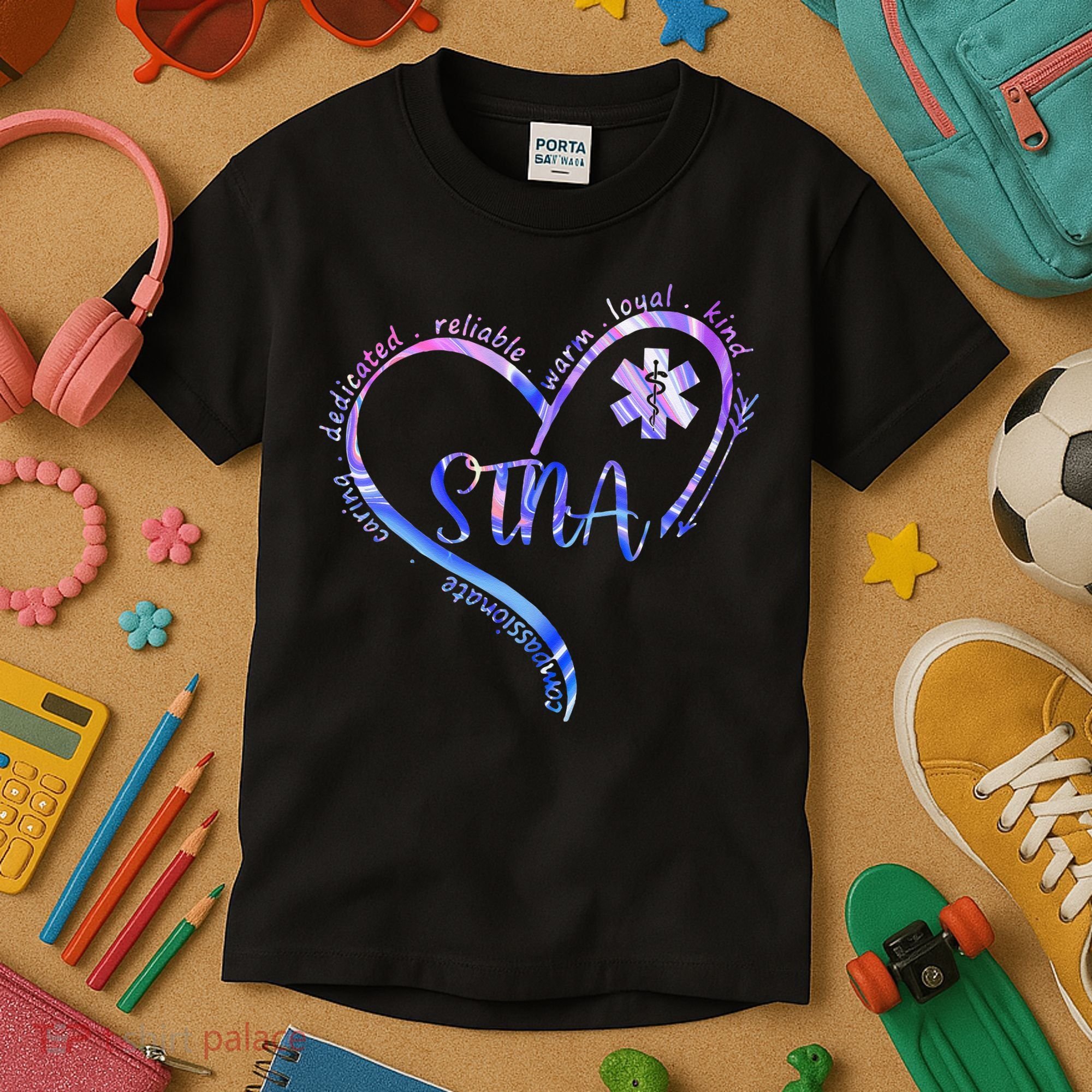 STNA Compassionate State Tested Nursing Assistant NURSE DAY Kids T-Shirt