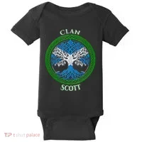 Scott Clan Scottish Family Baby Bodysuit thumb 0