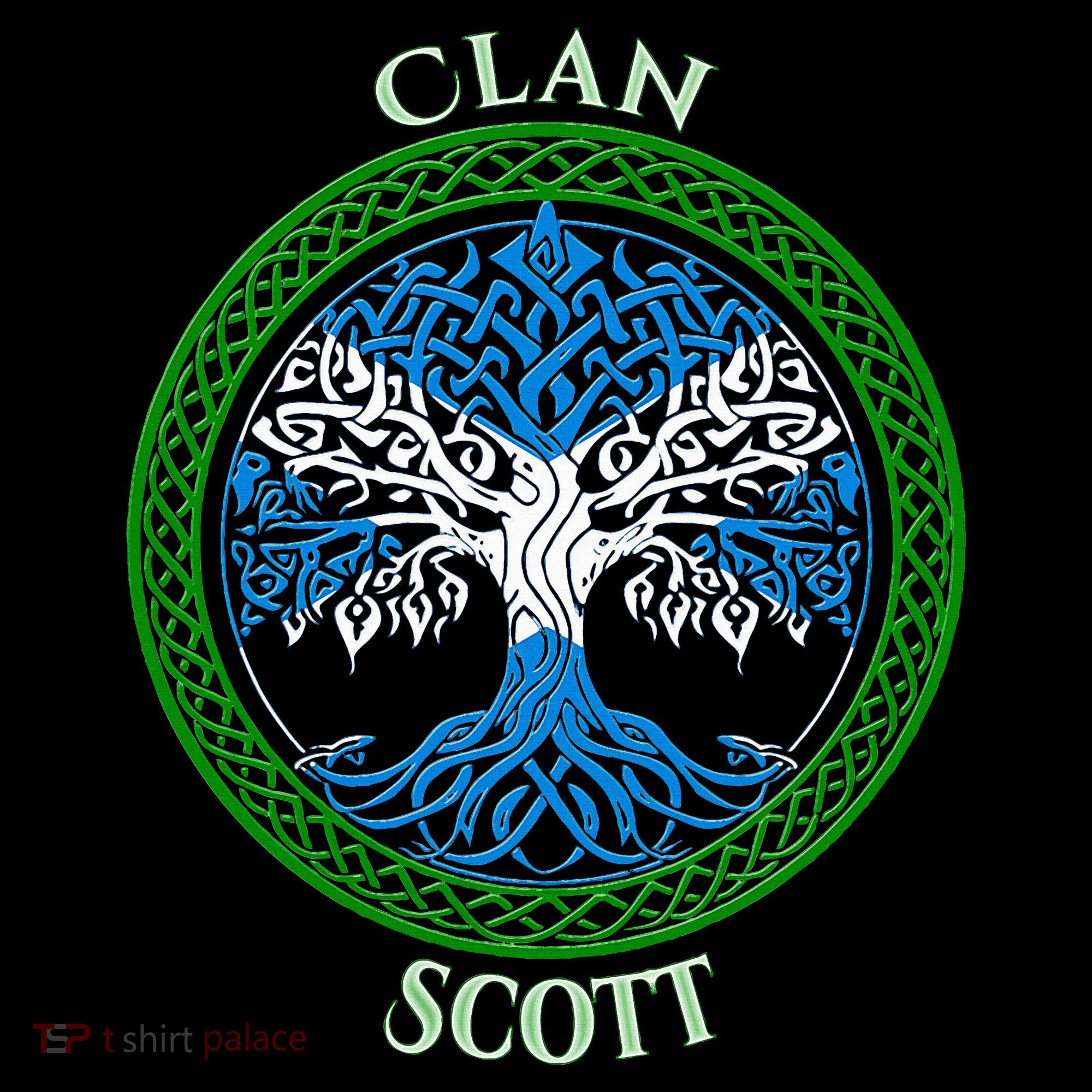 Scott Clan Scottish Family Tank Top