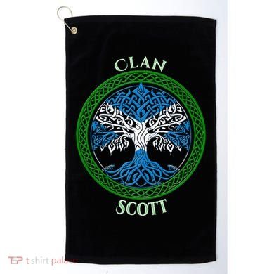 Scott Clan Scottish Family Golf Towel