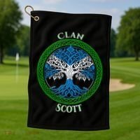 Scott Clan Scottish Family Golf Towel thumb 1