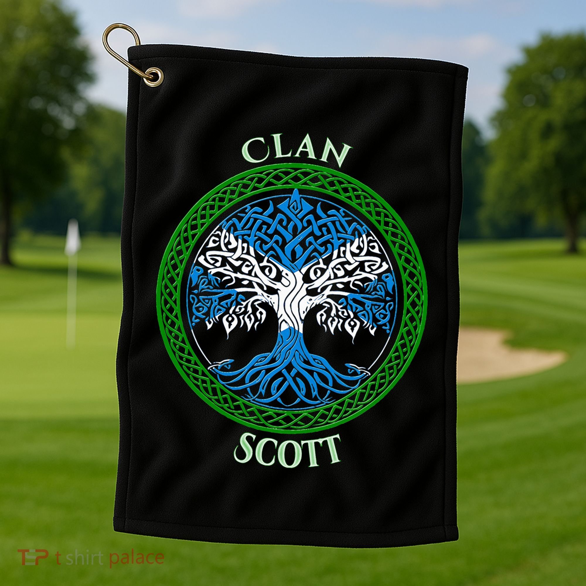 Scott Clan Scottish Family Golf Towel
