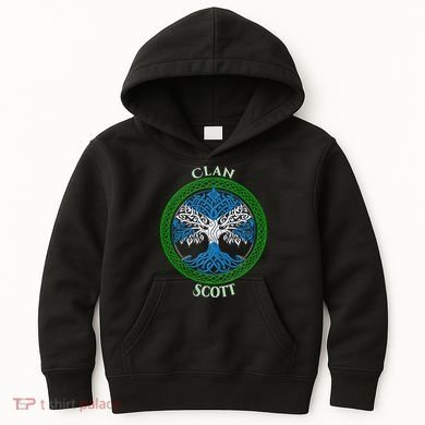 Scott Clan Scottish Family Kids Hoodie