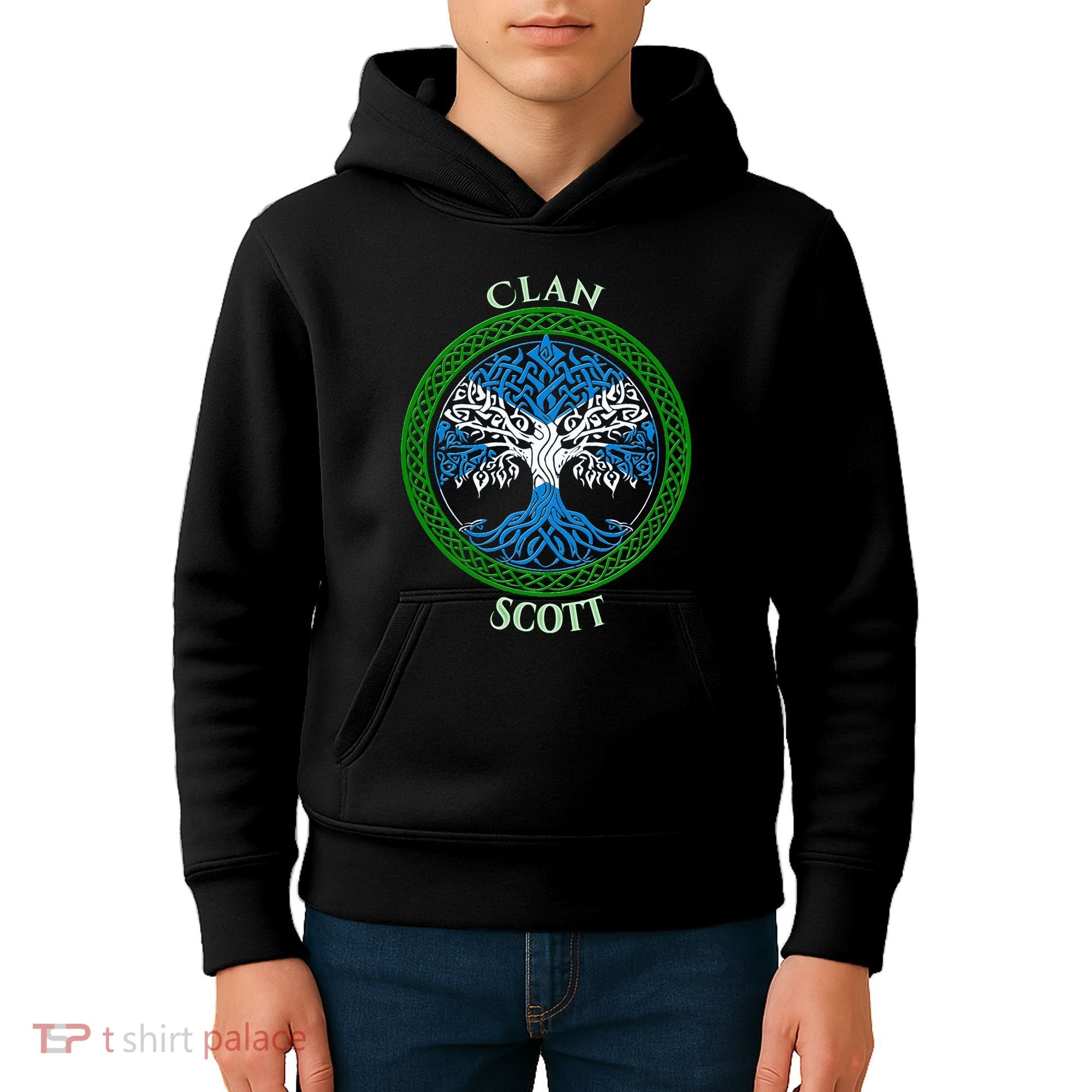 Scott Clan Scottish Family Kids Hoodie