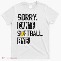 Sorry Can't softball Bye Funny softball Player vintage T-Shirt thumb 0