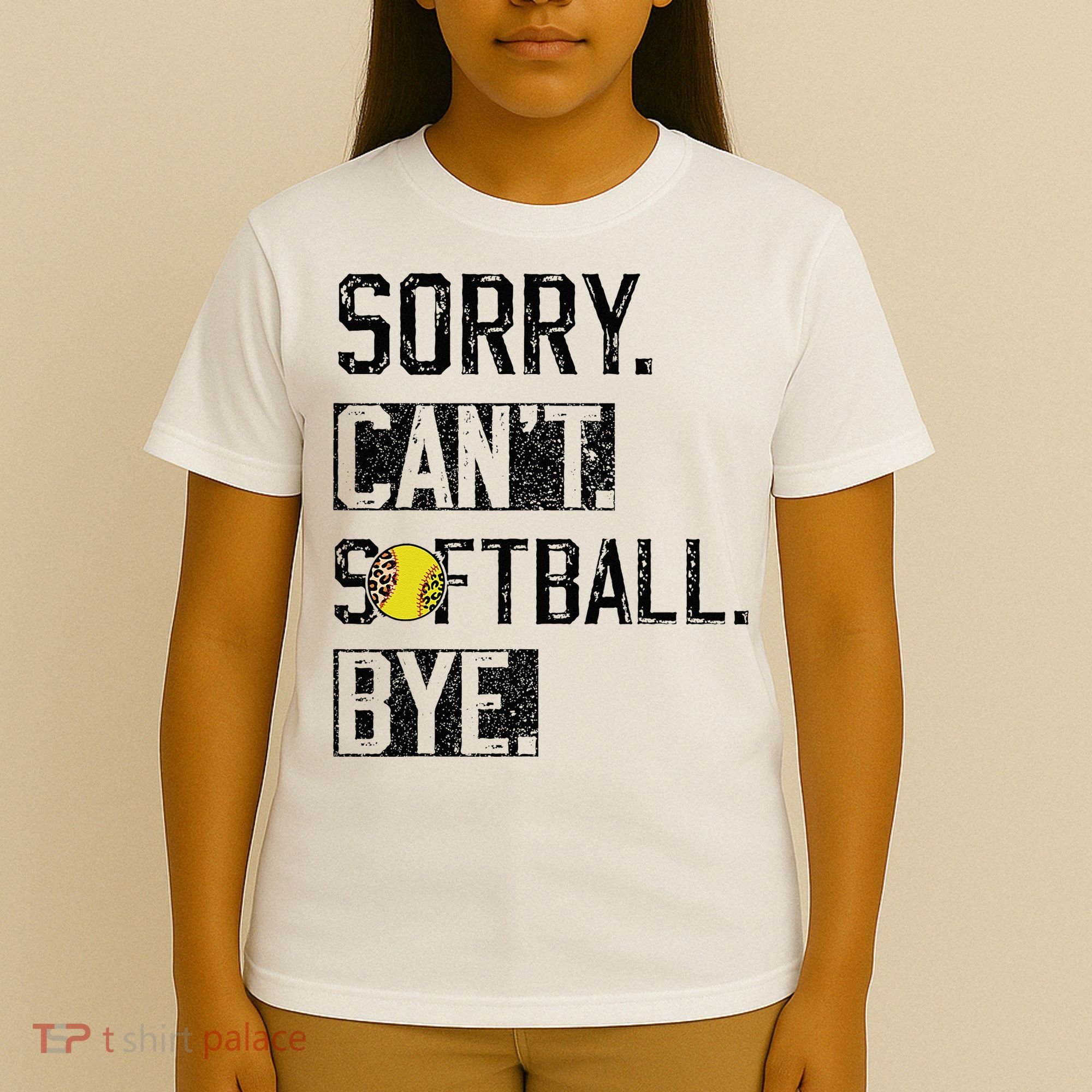 Sorry Can't softball Bye Funny softball Player vintage T-Shirt