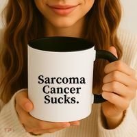 Sarcoma Cancer Sucks Sarcoma Cancer Awareness Month Support Gift Coffee Mug thumb 3