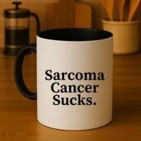 Sarcoma Cancer Sucks Sarcoma Cancer Awareness Month Support Gift Coffee Mug thumb 4