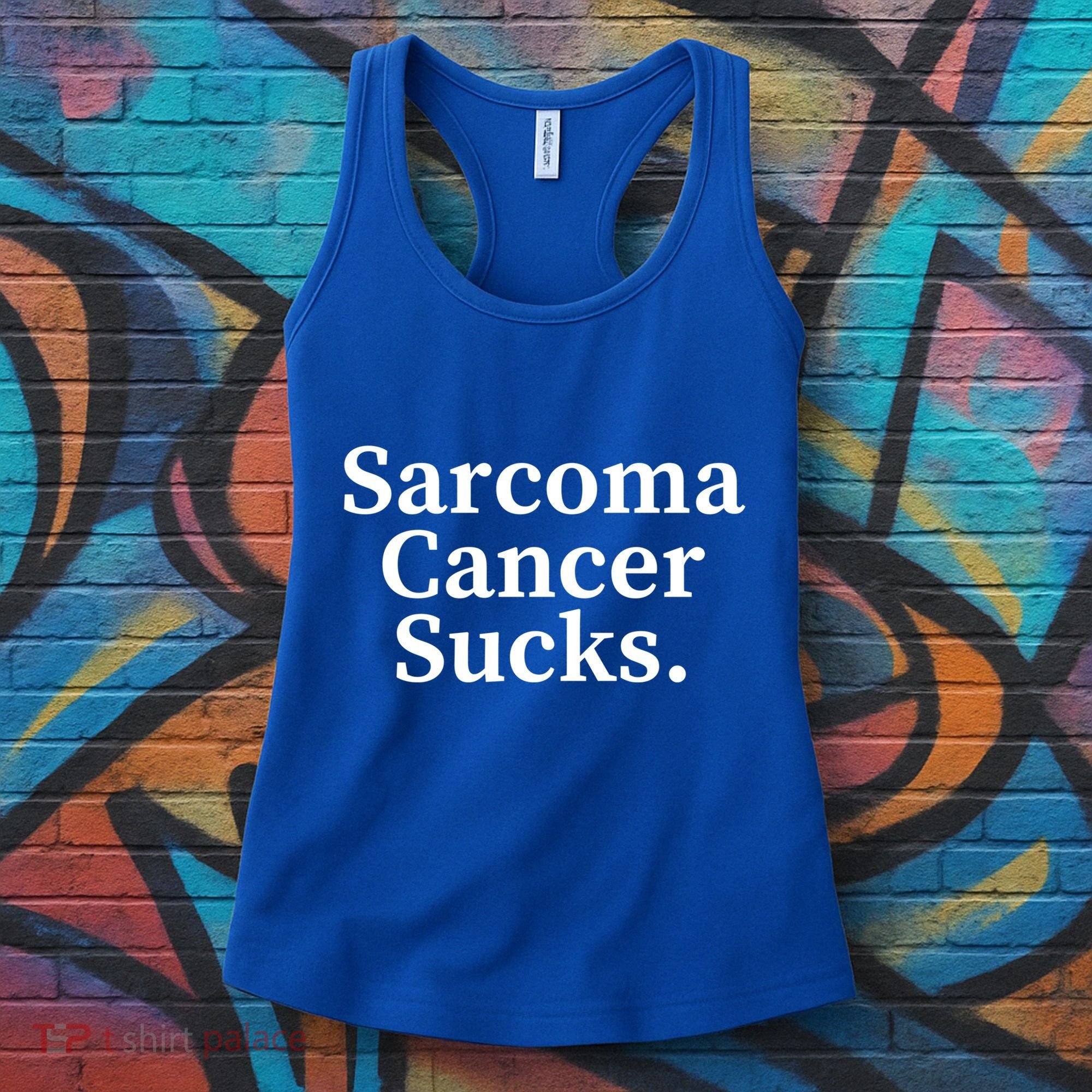 Sarcoma Cancer Sucks Sarcoma Cancer Awareness Month Support Gift Women's Tank Top