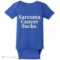 Sarcoma Cancer Sucks Sarcoma Cancer Awareness Month Support Gift Baby Bodysuit thumb 0