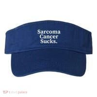 Sarcoma Cancer Sucks Sarcoma Cancer Awareness Month Support Gift Visor thumb 0