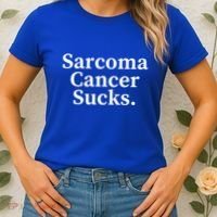 Sarcoma Cancer Sucks Sarcoma Cancer Awareness Month Support Gift Women's T-Shirt thumb 2