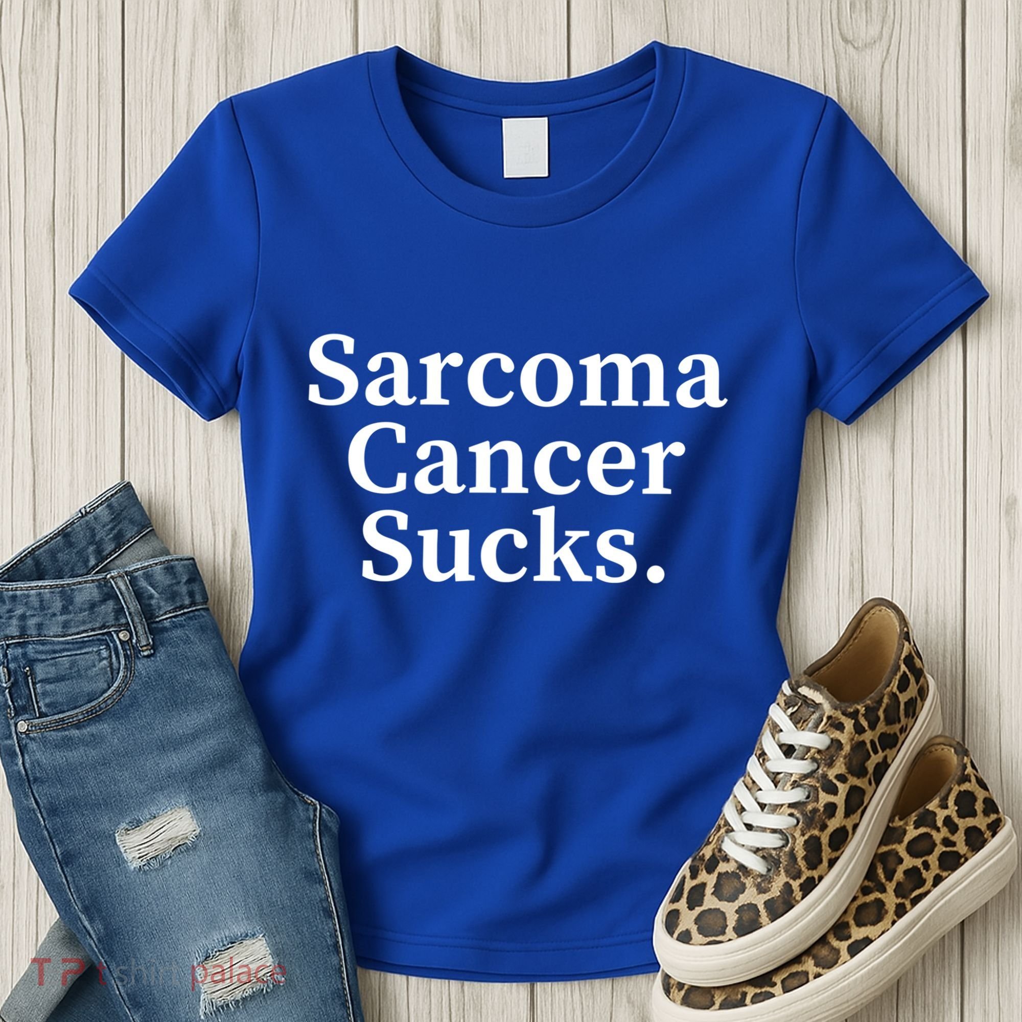 Sarcoma Cancer Sucks Sarcoma Cancer Awareness Month Support Gift Women's T-Shirt