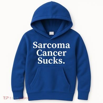 Sarcoma Cancer Sucks Sarcoma Cancer Awareness Month Support Gift Kids Hoodie