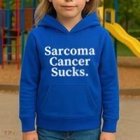 Sarcoma Cancer Sucks Sarcoma Cancer Awareness Month Support Gift Kids Hoodie thumb 3