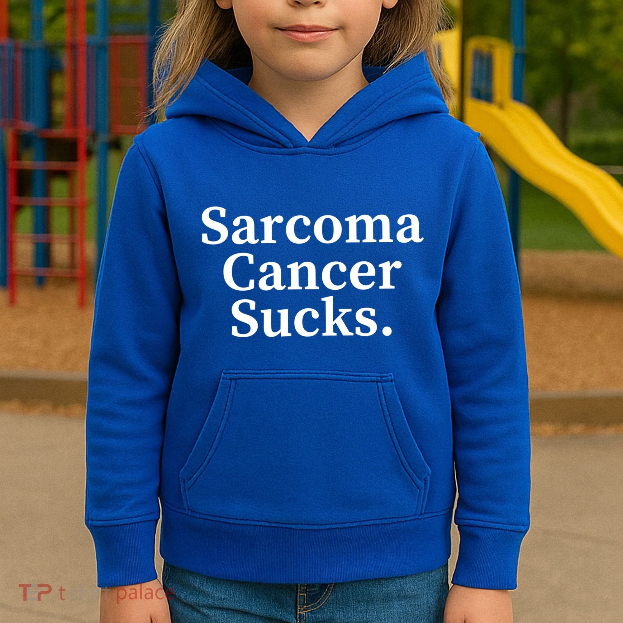 Sarcoma Cancer Sucks Sarcoma Cancer Awareness Month Support Gift Kids Hoodie