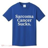 Sarcoma Cancer Sucks Sarcoma Cancer Awareness Month Support Gift Kids T-Shirt thumb 0
