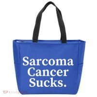 Sarcoma Cancer Sucks Sarcoma Cancer Awareness Month Support Gift Tote Bag thumb 0
