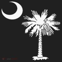 South Carolina State Flag Palmetto Tree Crescent Moon Sc Women's Sweatshirt thumb 2