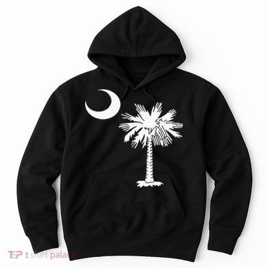 South Carolina State Flag Palmetto Tree Crescent Moon Sc Hoodie