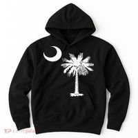 South Carolina State Flag Palmetto Tree Crescent Moon Sc Hoodie thumb 0