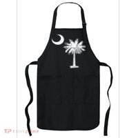 South Carolina State Flag Palmetto Tree Crescent Moon Sc Apron thumb 0