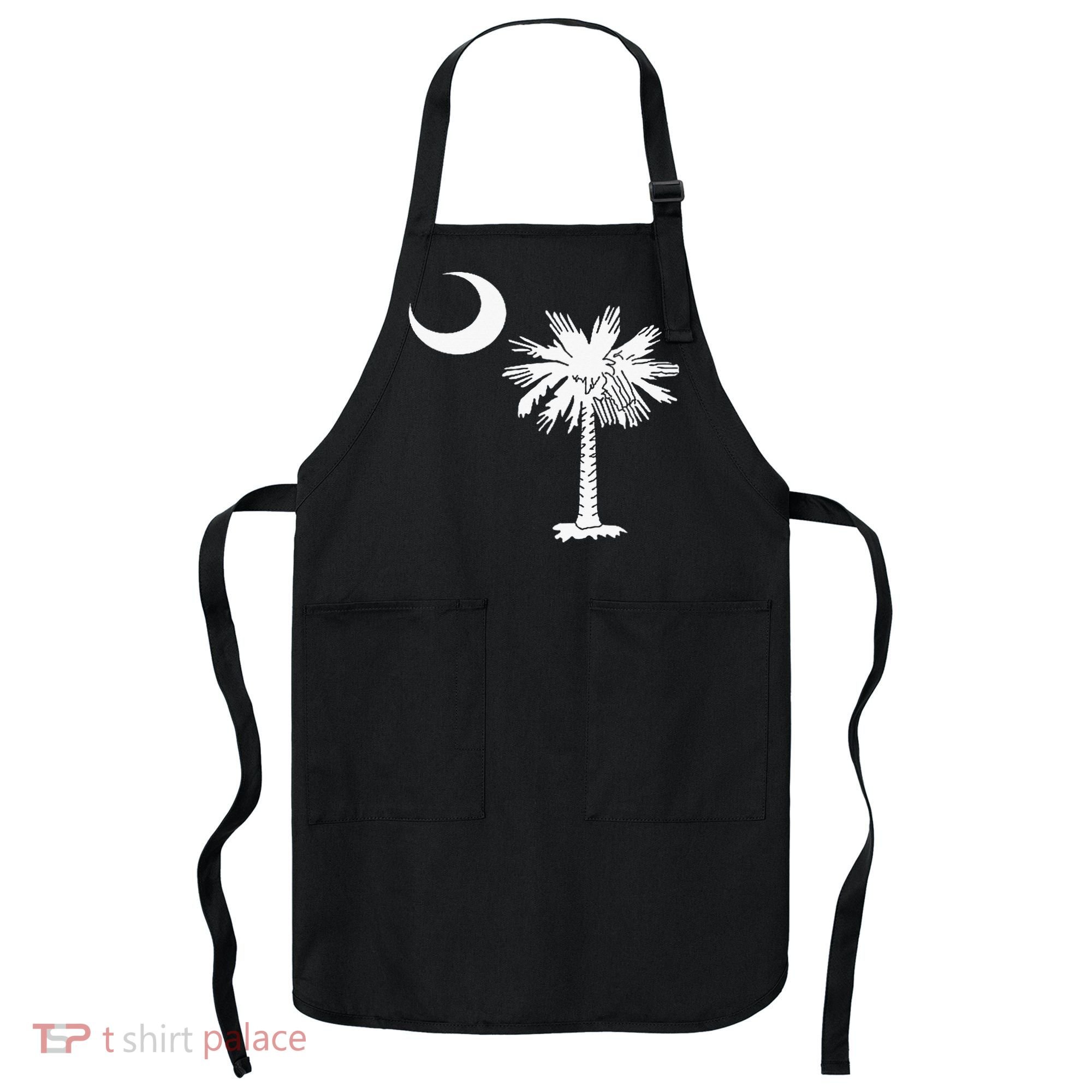 South Carolina State Flag Palmetto Tree Crescent Moon Sc Apron