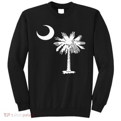 South Carolina State Flag Palmetto Tree Crescent Moon Sc Sweatshirt