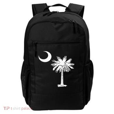 South Carolina State Flag Palmetto Tree Crescent Moon Sc Backpack