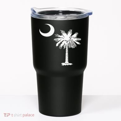 South Carolina State Flag Palmetto Tree Crescent Moon Sc Tumbler