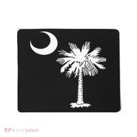 South Carolina State Flag Palmetto Tree Crescent Moon Sc Mousepad thumb 0