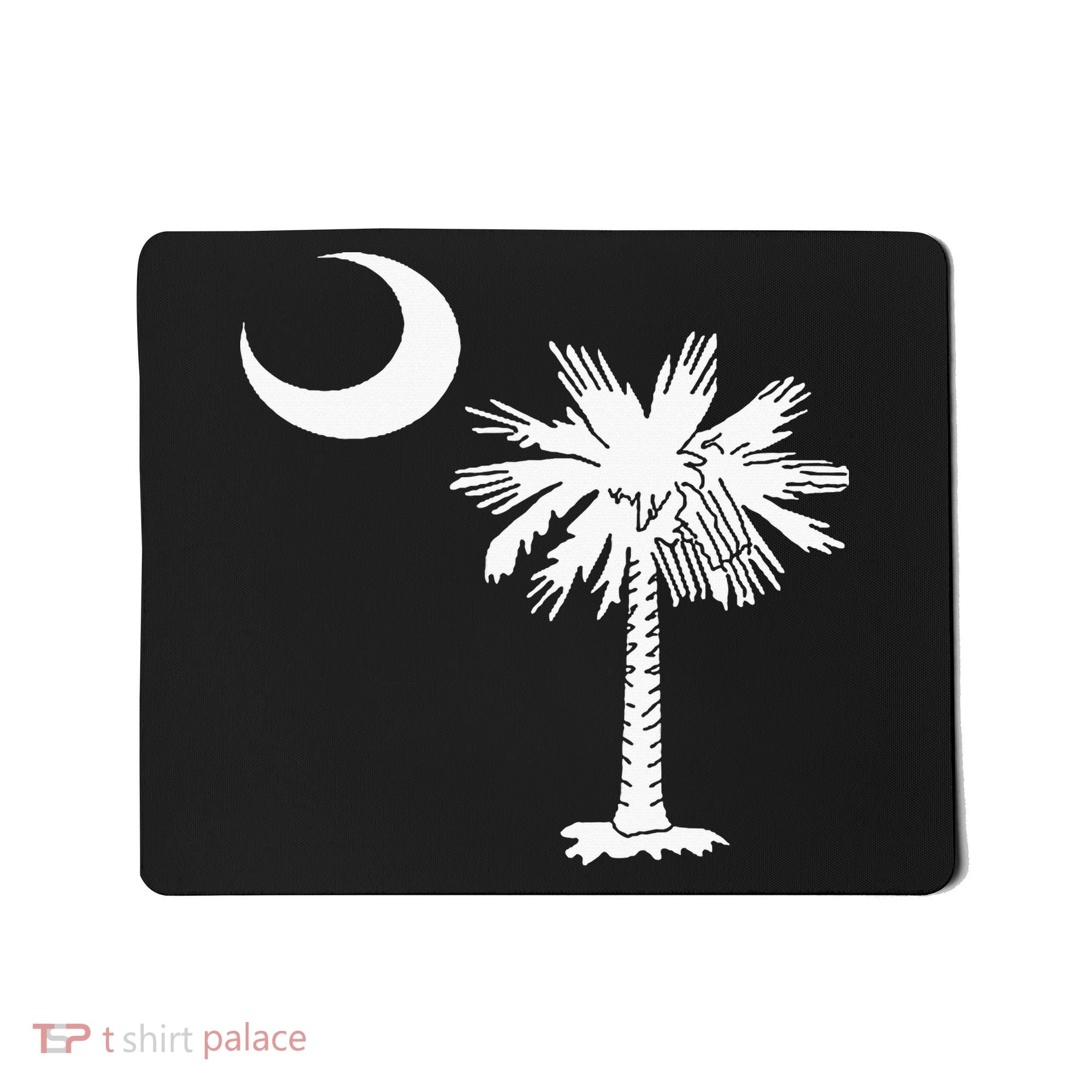South Carolina State Flag Palmetto Tree Crescent Moon Sc Mousepad