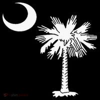 South Carolina State Flag Palmetto Tree Crescent Moon Sc Mousepad thumb 1