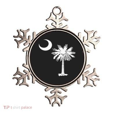 South Carolina State Flag Palmetto Tree Crescent Moon Sc Ornament