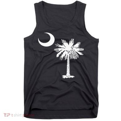 South Carolina State Flag Palmetto Tree Crescent Moon Sc Tank Top