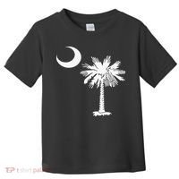 South Carolina State Flag Palmetto Tree Crescent Moon Sc Toddler T-Shirt thumb 0