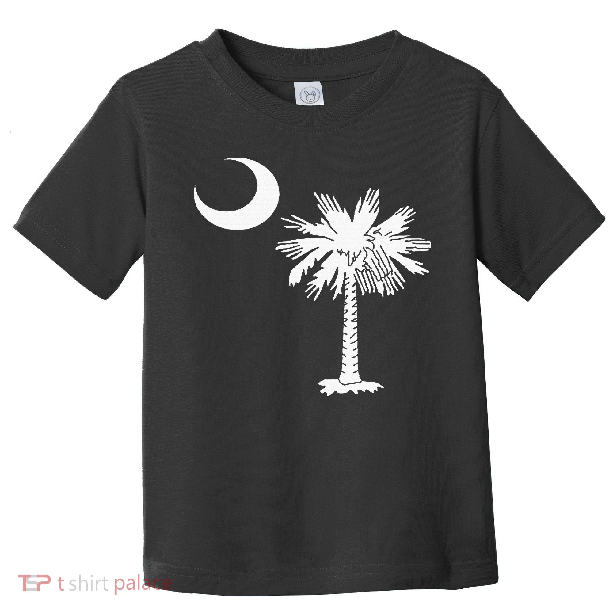 South Carolina State Flag Palmetto Tree Crescent Moon Sc Toddler T-Shirt