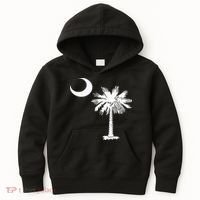 South Carolina State Flag Palmetto Tree Crescent Moon Sc Kids Hoodie thumb 0