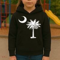 South Carolina State Flag Palmetto Tree Crescent Moon Sc Kids Hoodie thumb 3