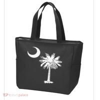 South Carolina State Flag Palmetto Tree Crescent Moon Sc Tote Bag thumb 3