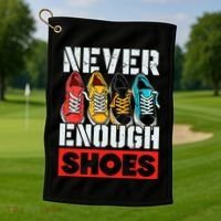 Shoe Collector Shoemaker Sneaker Addict Sneakerhead Golf Towel thumb 1