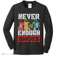 Shoe Collector Shoemaker Sneaker Addict Sneakerhead Kids Long Sleeve Shirt thumb 0