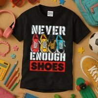 Shoe Collector Shoemaker Sneaker Addict Sneakerhead Kids T-Shirt thumb 3