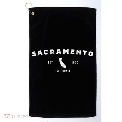 Sacramento California Golf Towel