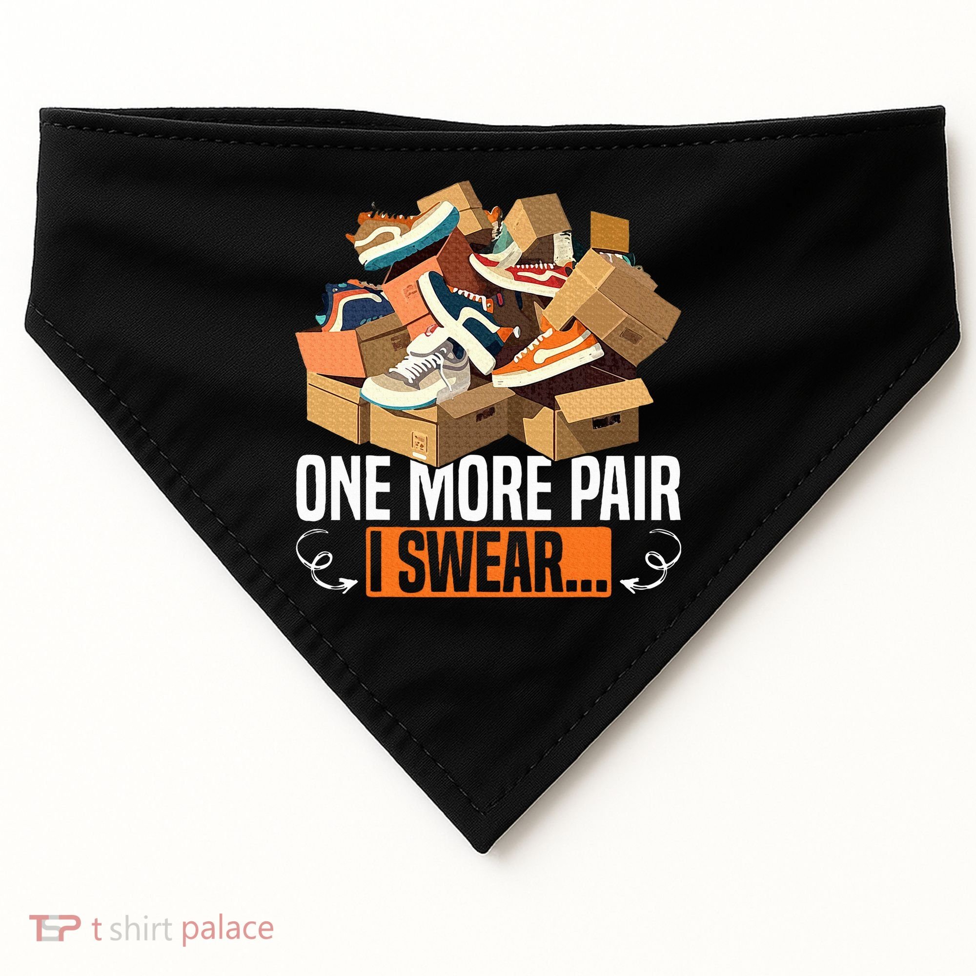 Shoe Collector Sneakerhead Shoe Lover I Love Sneakers USA-Made Doggie Bandana