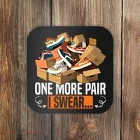 Shoe Collector Sneakerhead Shoe Lover I Love Sneakers Coaster thumb 0