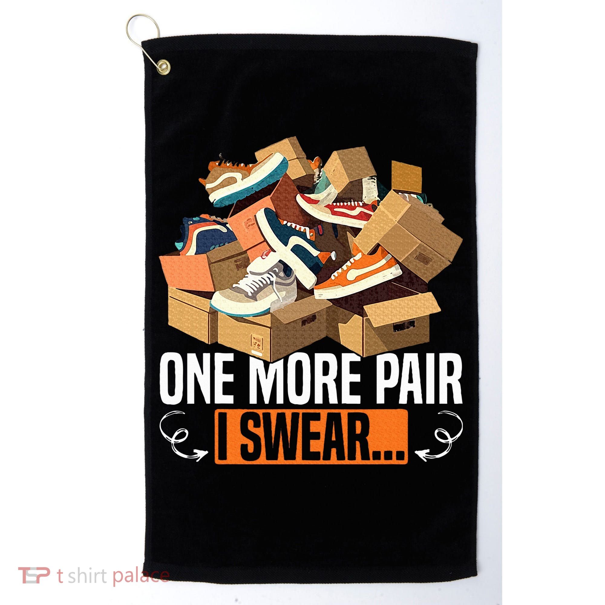 Shoe Collector Sneakerhead Shoe Lover I Love Sneakers Golf Towel