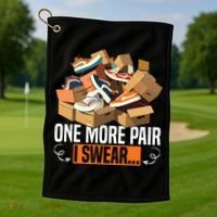 Shoe Collector Sneakerhead Shoe Lover I Love Sneakers Golf Towel thumb 1
