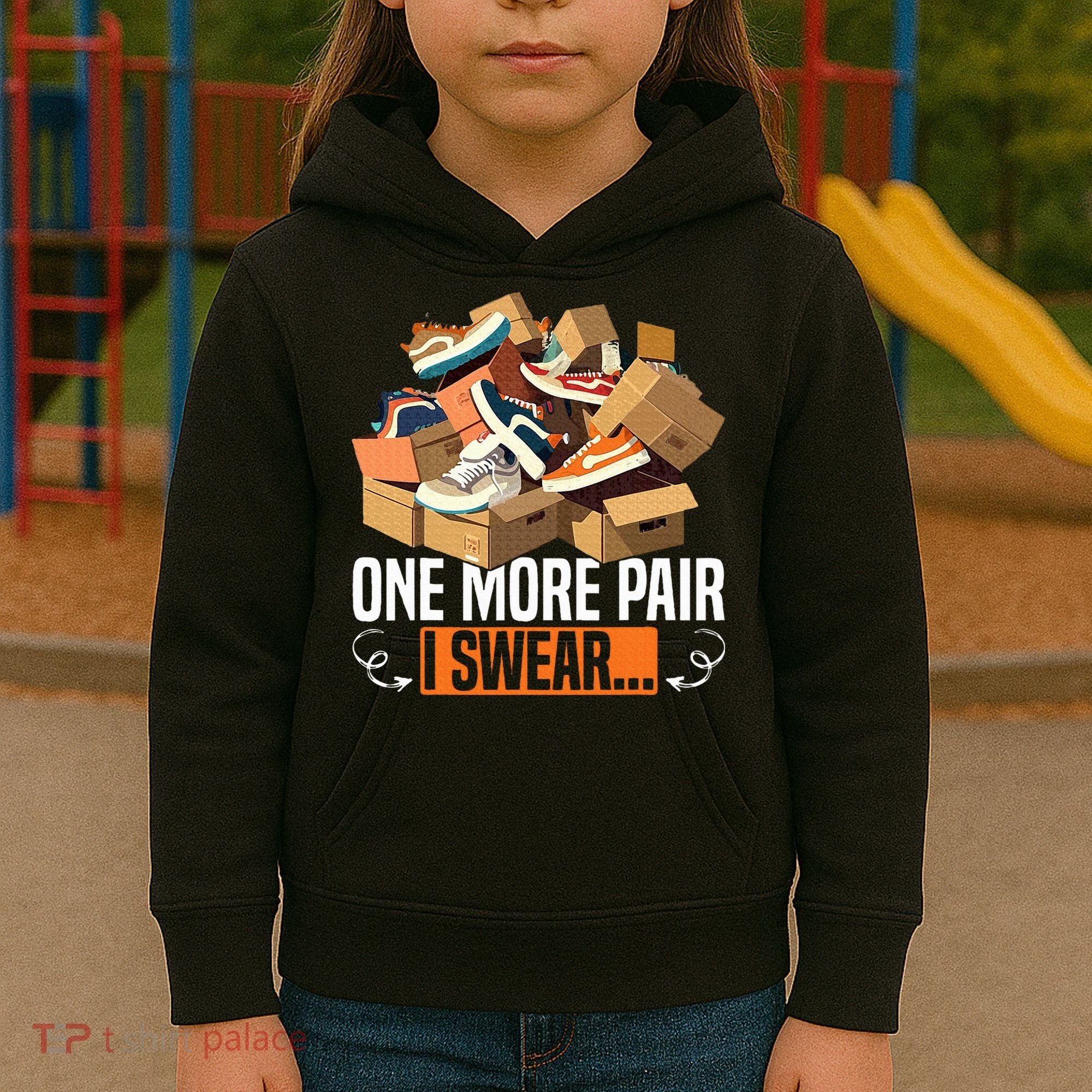 Shoe Collector Sneakerhead Shoe Lover I Love Sneakers Kids Hoodie