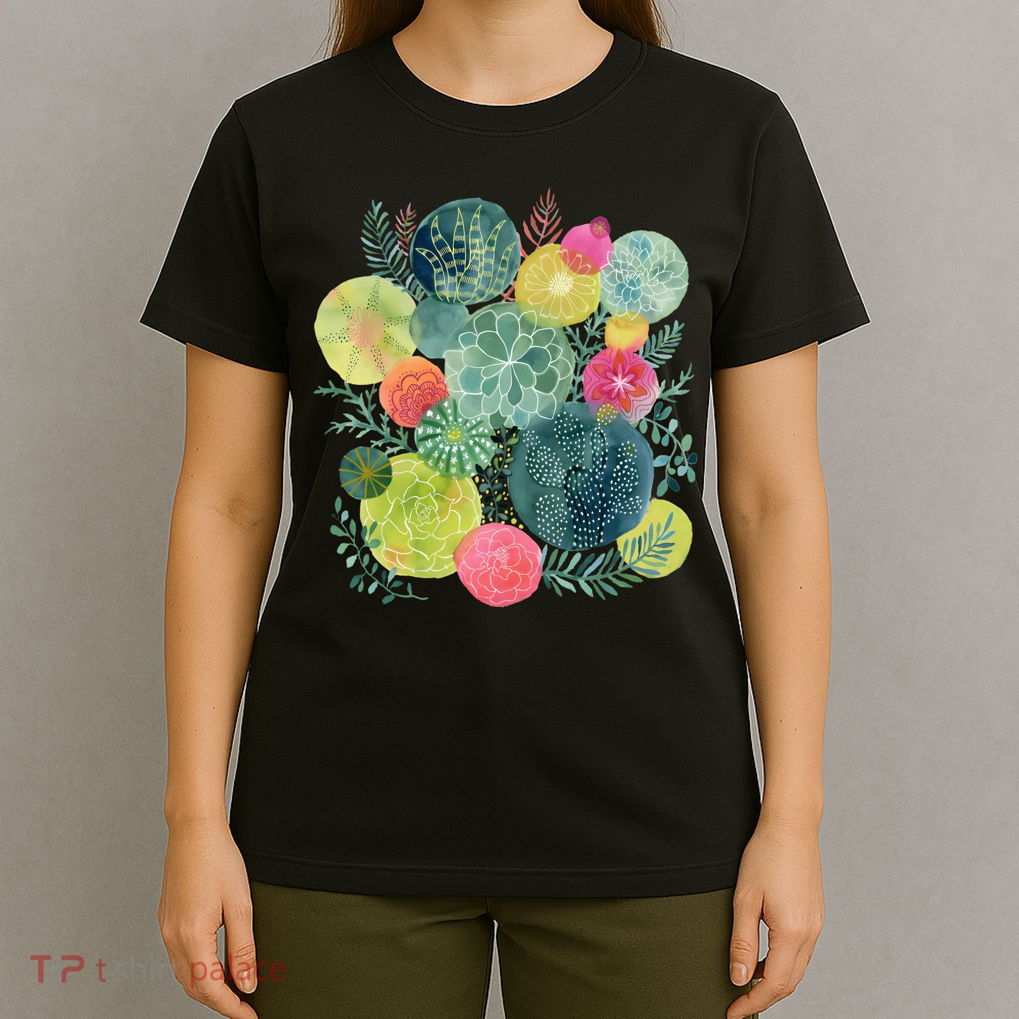 Succulent Circles T-Shirt